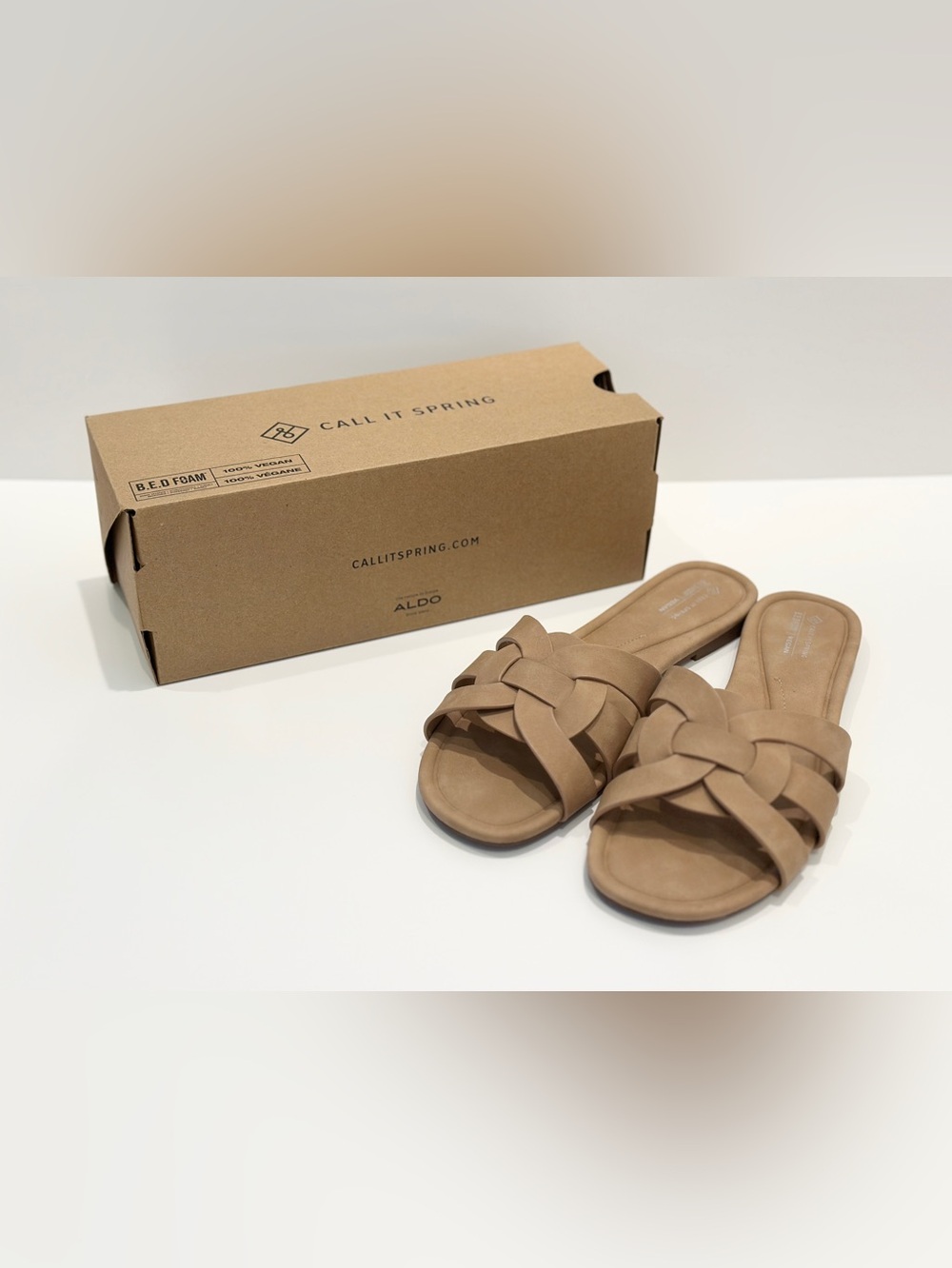 Allee Tan Slides (Call it Spring) - Picture 3 of 4